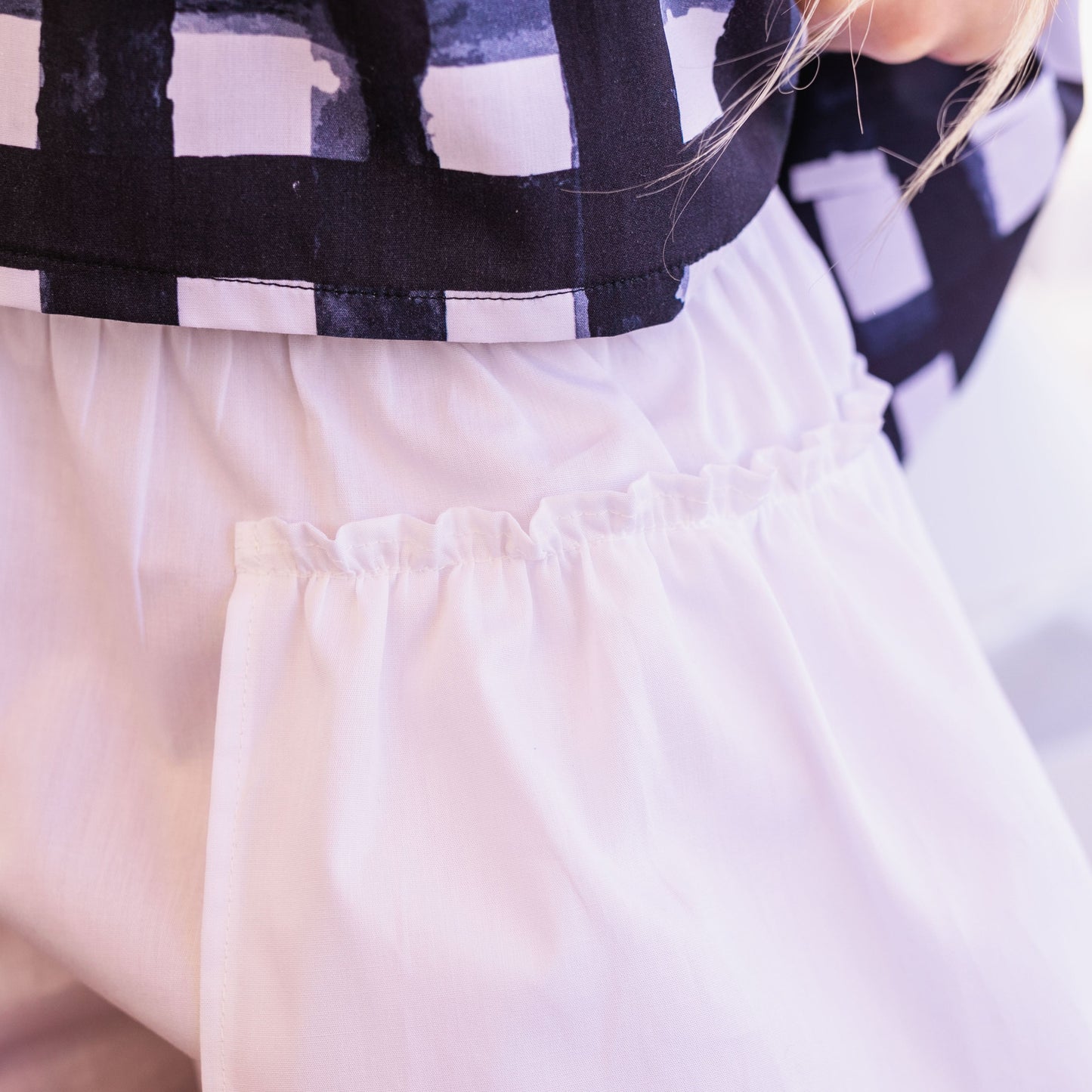 CULOTTE IN POPELINE CON GONNELLINA