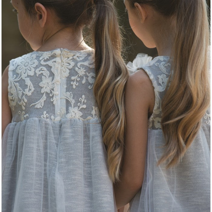 Abito Corpino in Pizzo e Gonna in Tulle