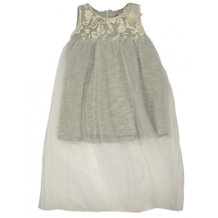 Abito Corpino in Pizzo e Gonna in Tulle